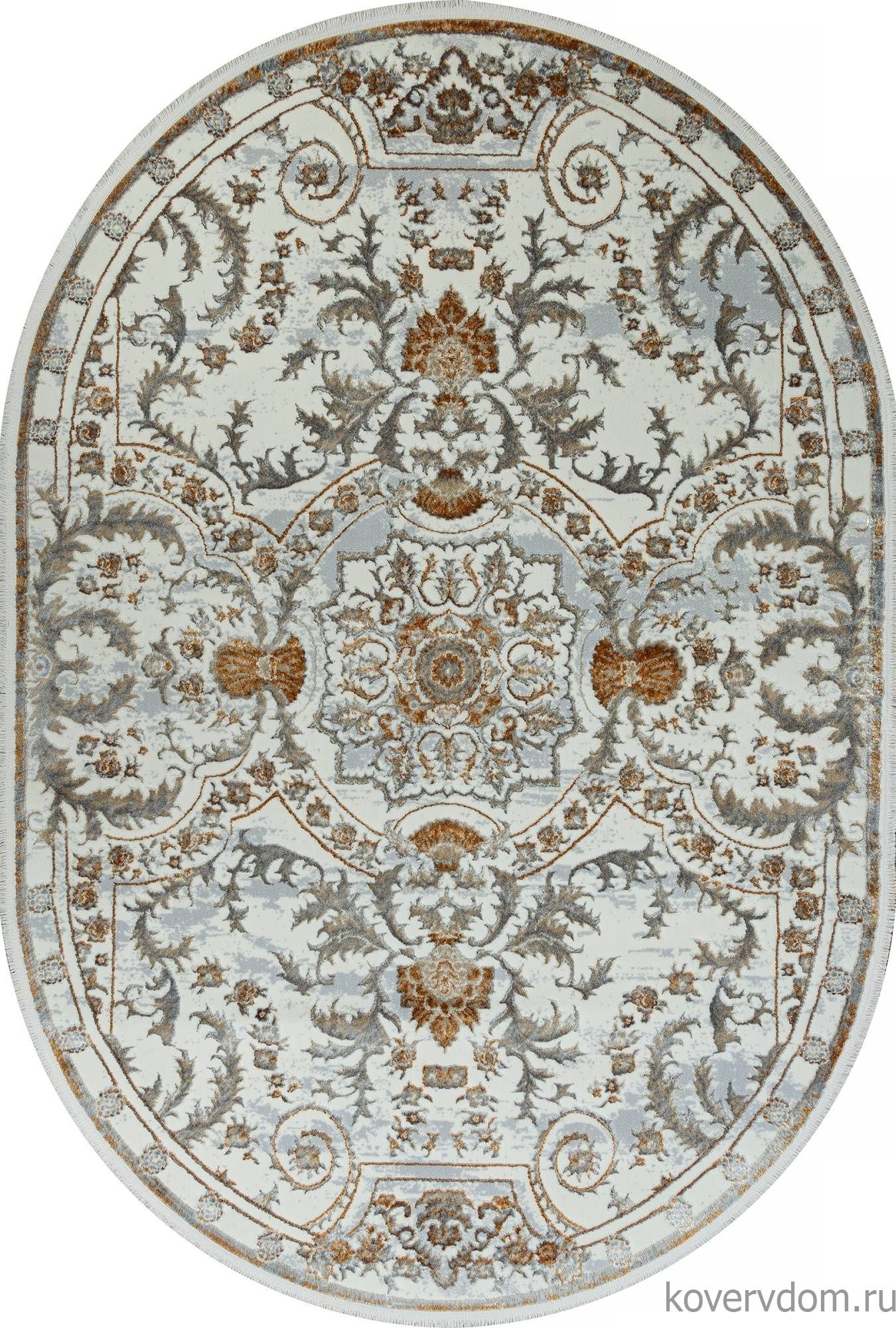 Ковер SAHARA 00765A GOLD FDY / CREAM HB Овал Ковер SAHARA 00765A GOLD FDY / CREAM HB Овал