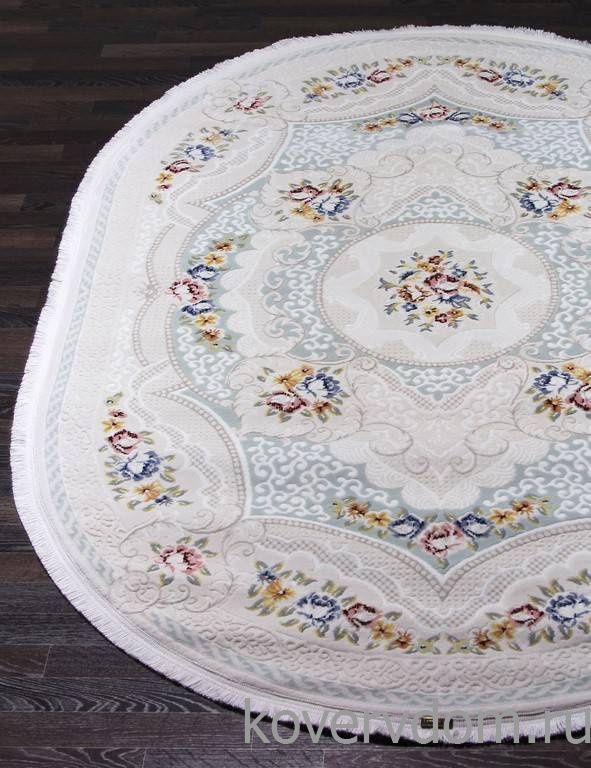 Ковер TRUVA 08328A BLUE / BLUE Овал