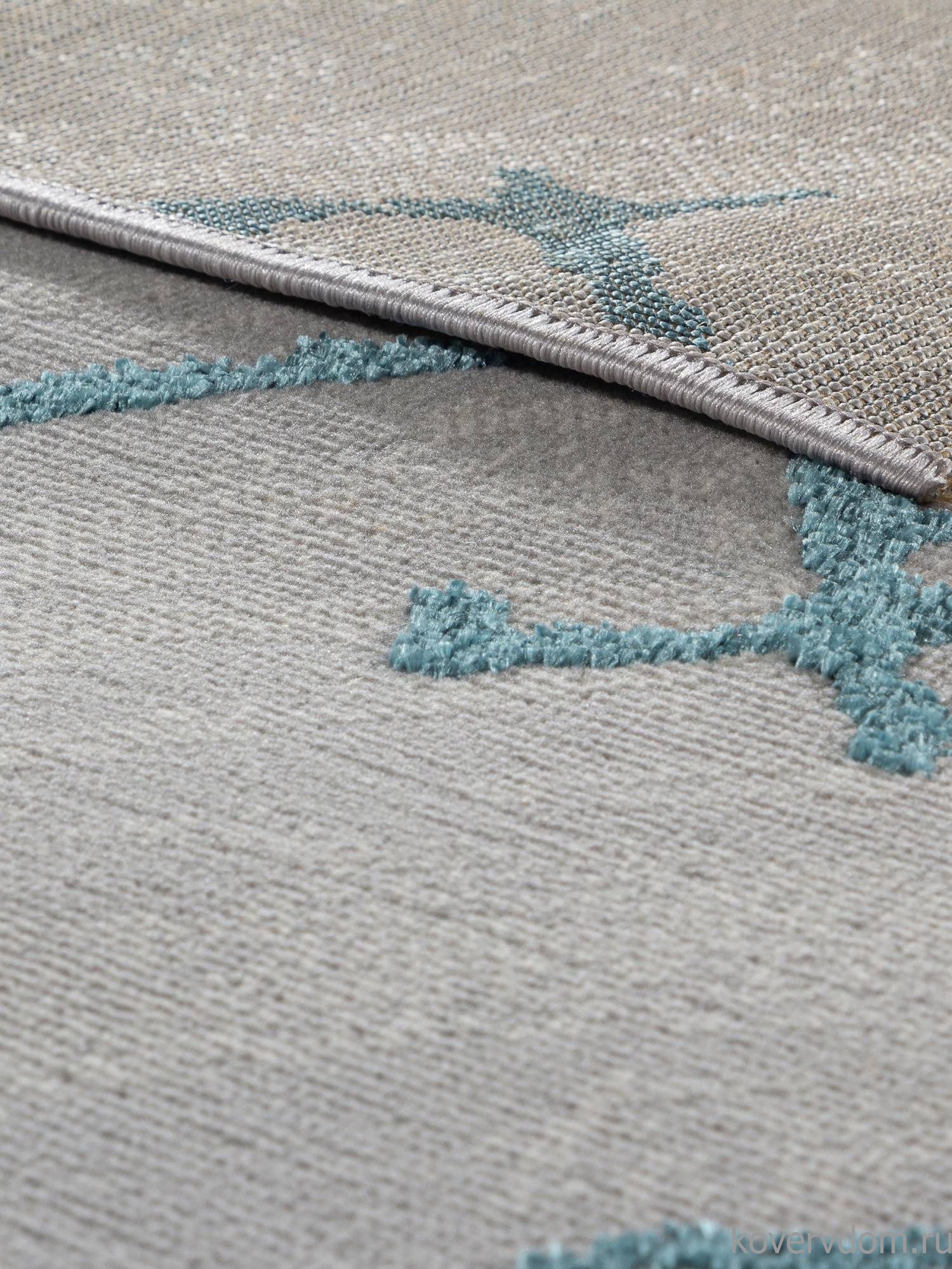 Ковровая Дорожка LIMAN F164 GRAY-D.BLUE