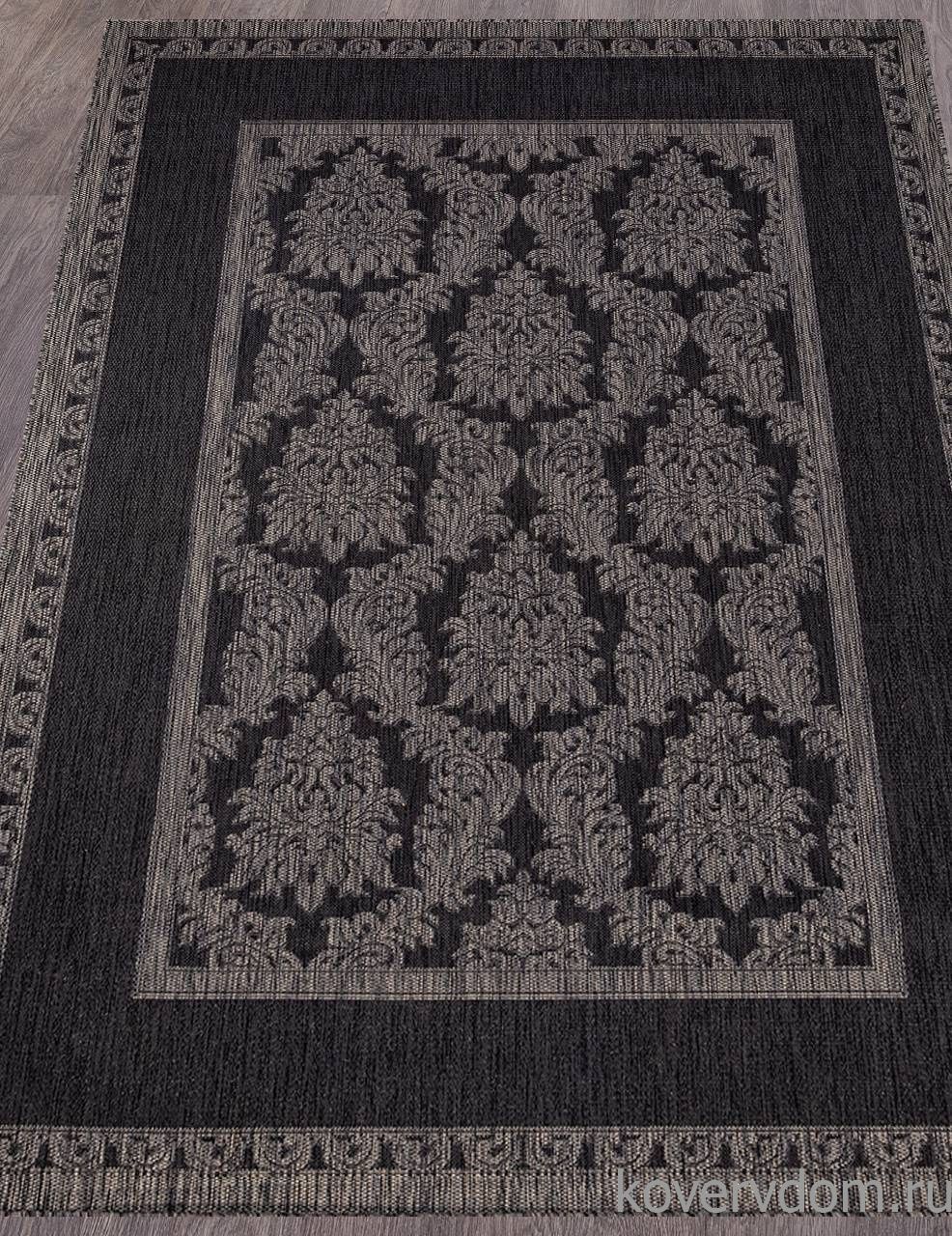 Ковер циновка VEGAS S001 BLACK