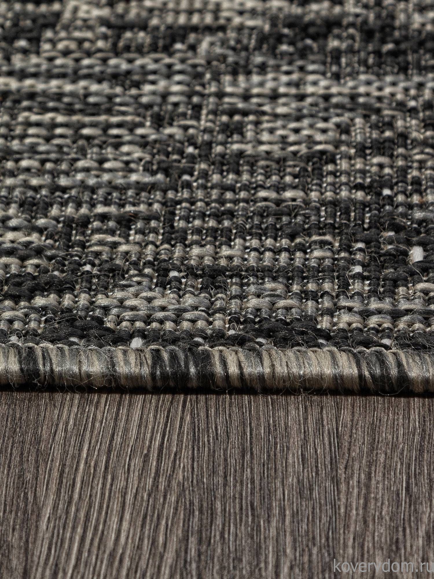 Ковер-циновка KAIR S129 BLACK-GRAY Ковер-циновка KAIR S129 BLACK-GRAY