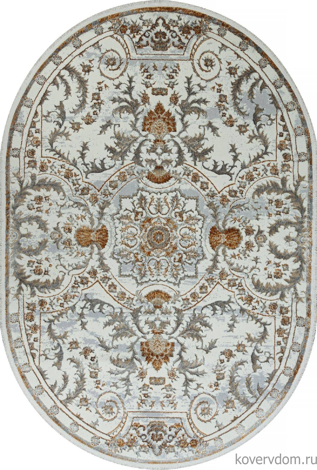 Ковер SAHARA-A 00765A GOLD FDY / CREAM HB Овал Ковер SAHARA-A 00765A GOLD FDY / CREAM HB Овал