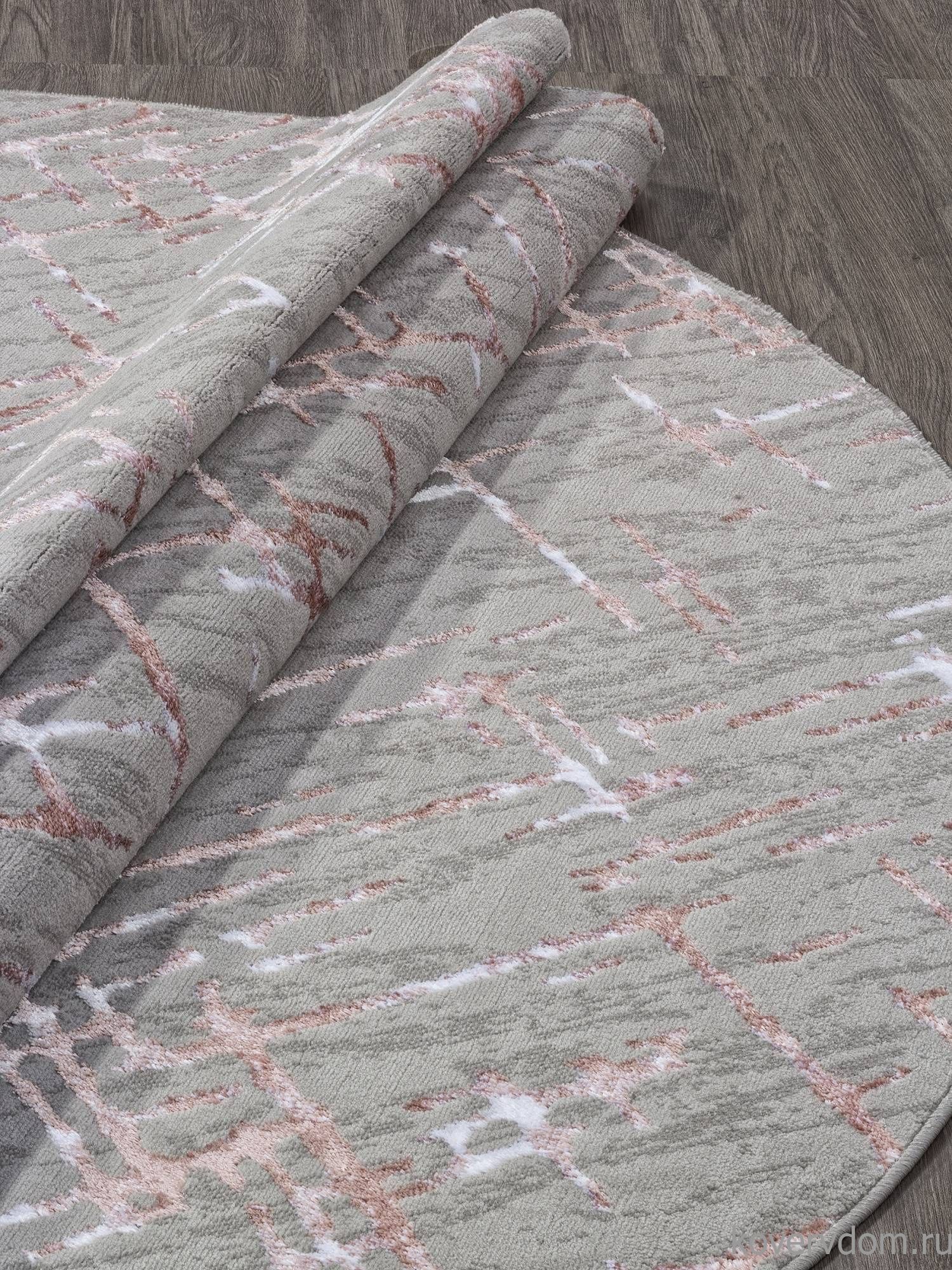 Ковер LIMAN F164 GRAY-PINK Овал Ковер LIMAN F164 GRAY-PINK Овал