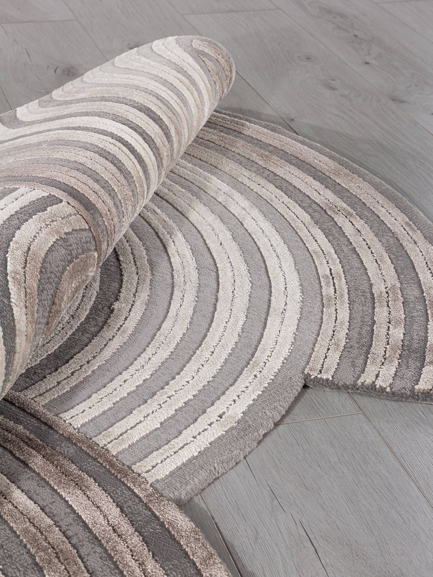 Ковер SAFIR 00835C GREY / BROWN Круг Ковер SAFIR 00835C GREY / BROWN Круг