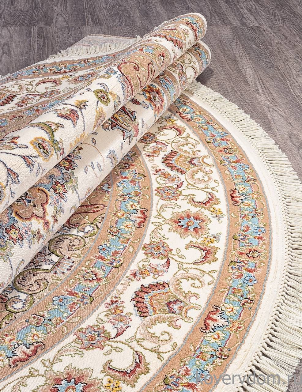 Ковер ARAVIA D158 CREAM-BLUE Овал