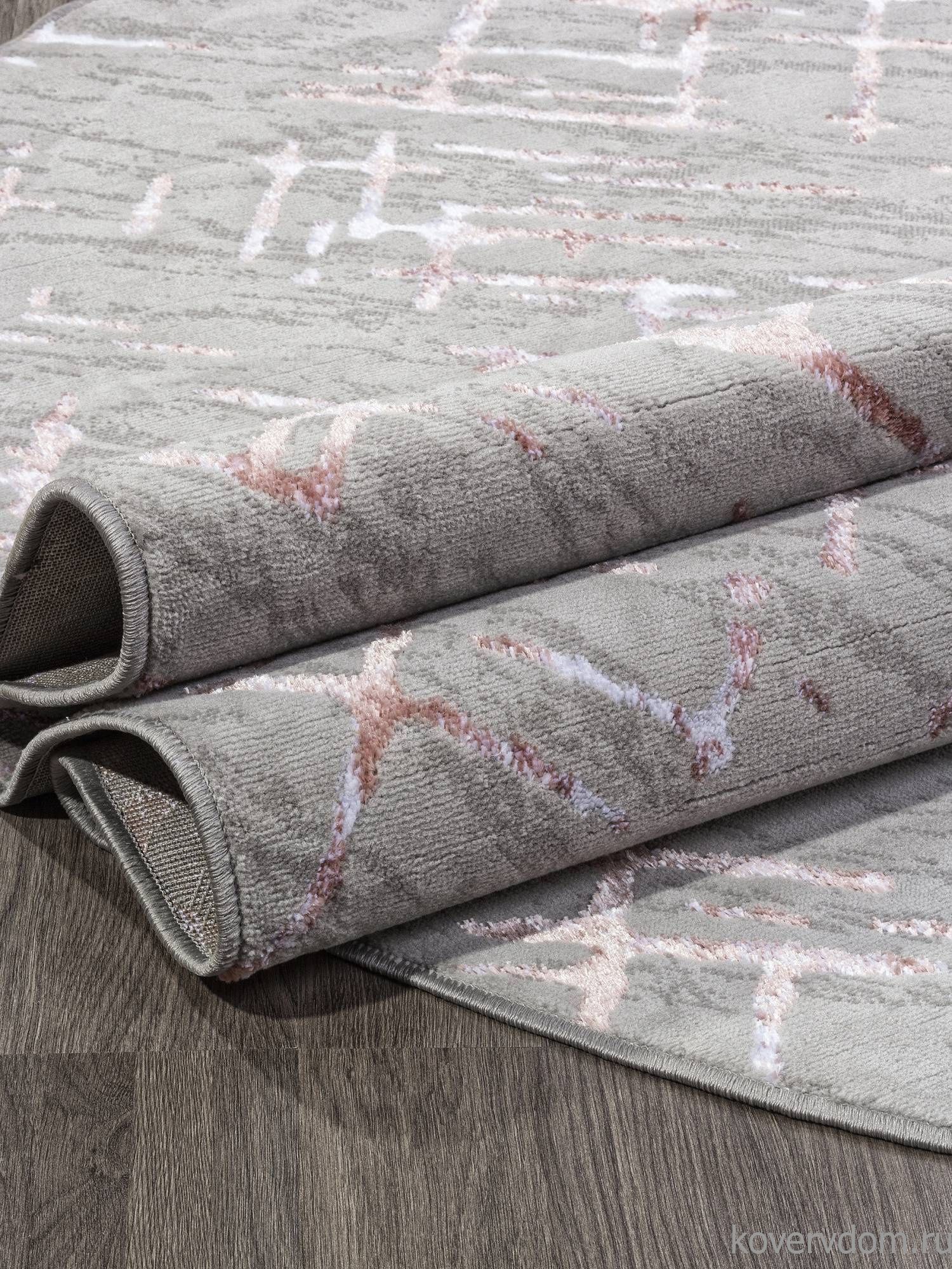 Ковер LIMAN F164 GRAY-PINK Овал Ковер LIMAN F164 GRAY-PINK Овал