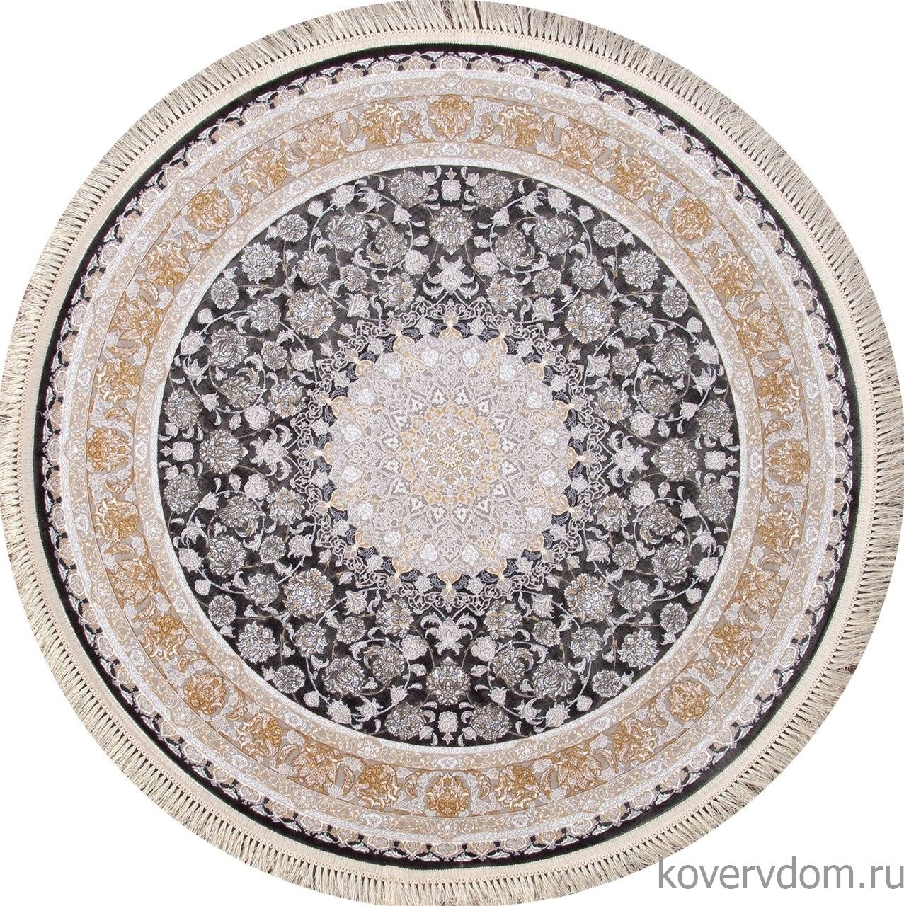 Ковер FARSI 1200 G142 DARK GRAY Круг Ковер FARSI 1200 G142 DARK GRAY Круг