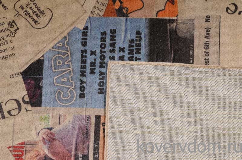 Тонкий ковер на антискользящей подложке Jan Rugs 022 01 Тонкий ковер на антискользящей подложке Jan Rugs 022 01