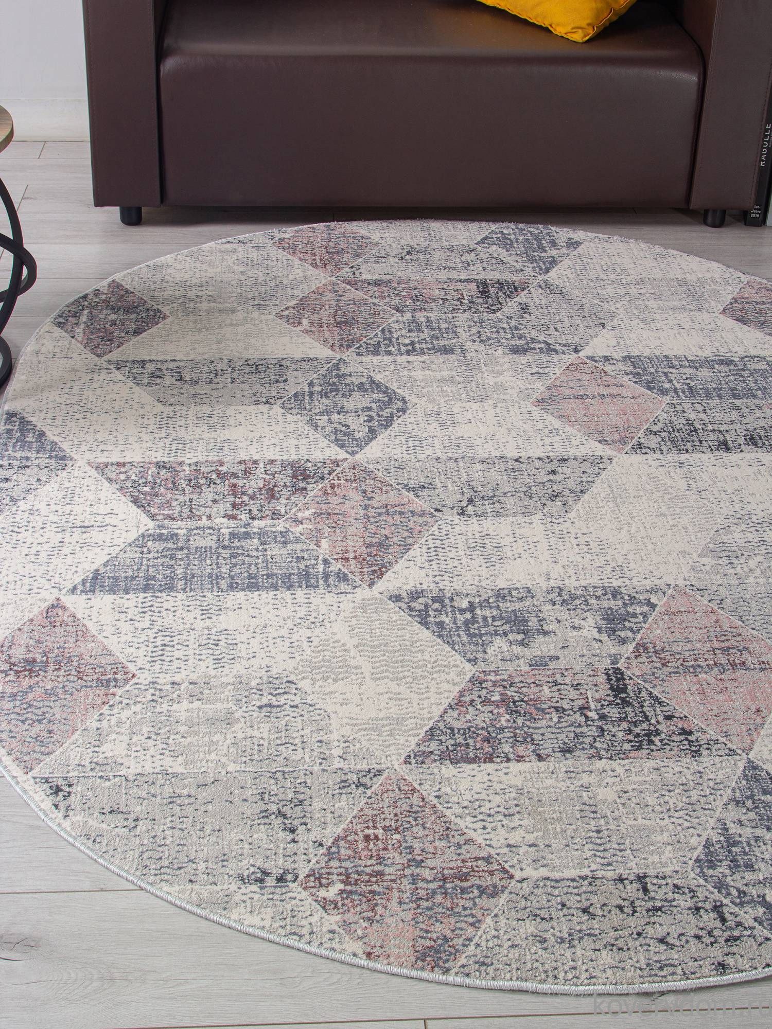 Ковер ZUMMA F257 PINK Овал