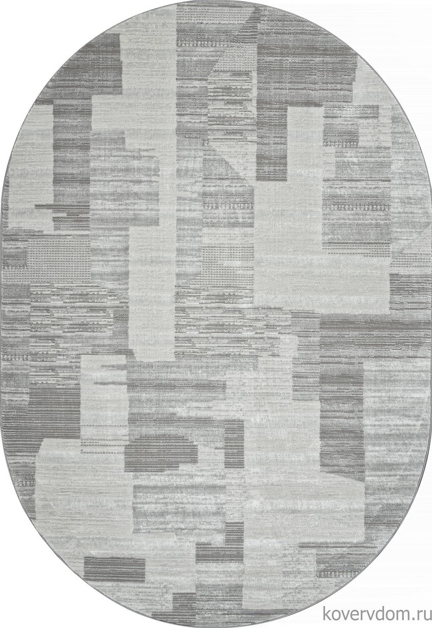 Ковер SIRIUS F190 CREAM-GRAY Овал Ковер SIRIUS F190 CREAM-GRAY Овал