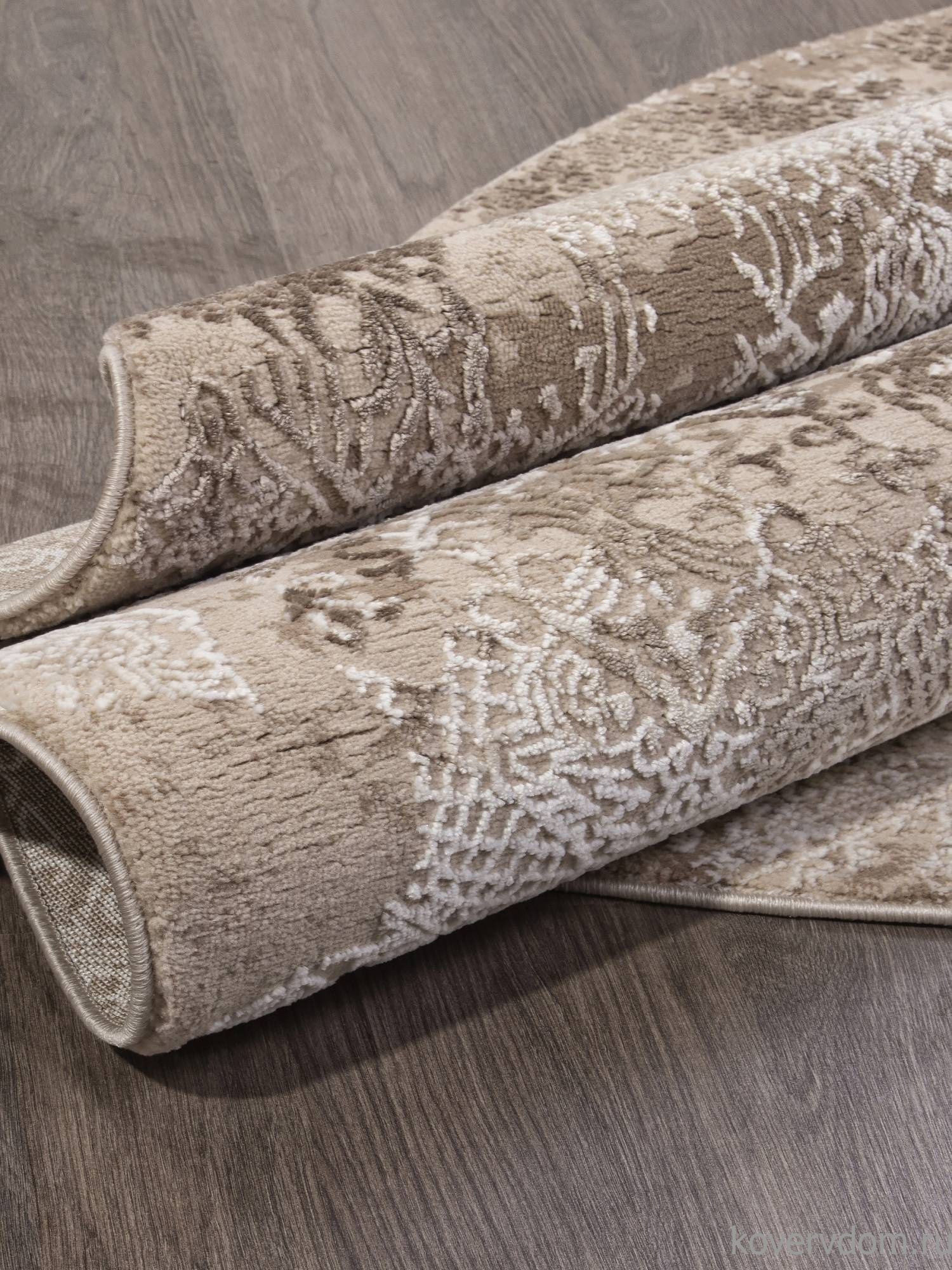 Ковер ARMINA 03851B BROWN / BROWN Круг