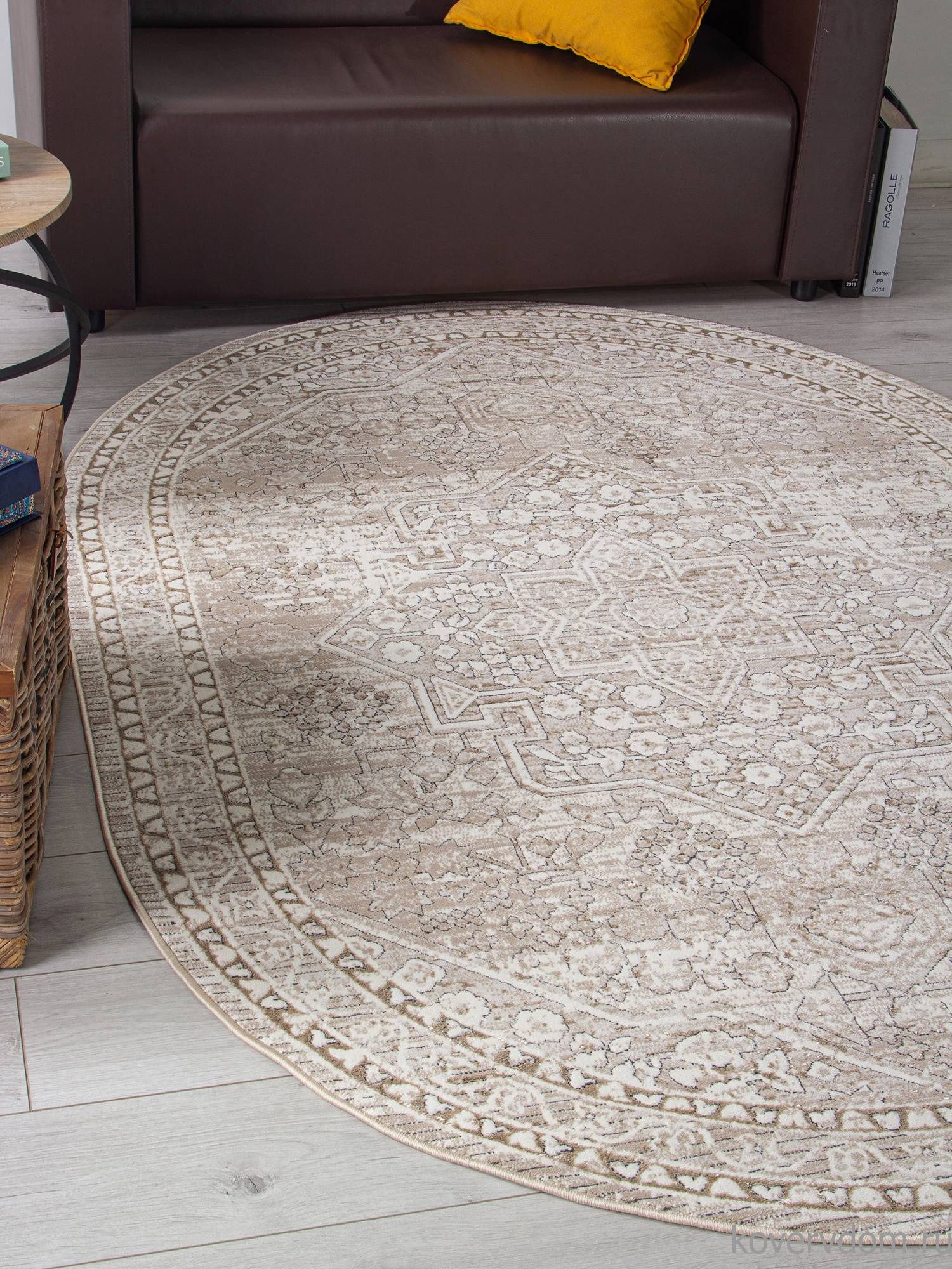 Ковер NOVA 04293A BEIGE FDY / CREAM HB Овал