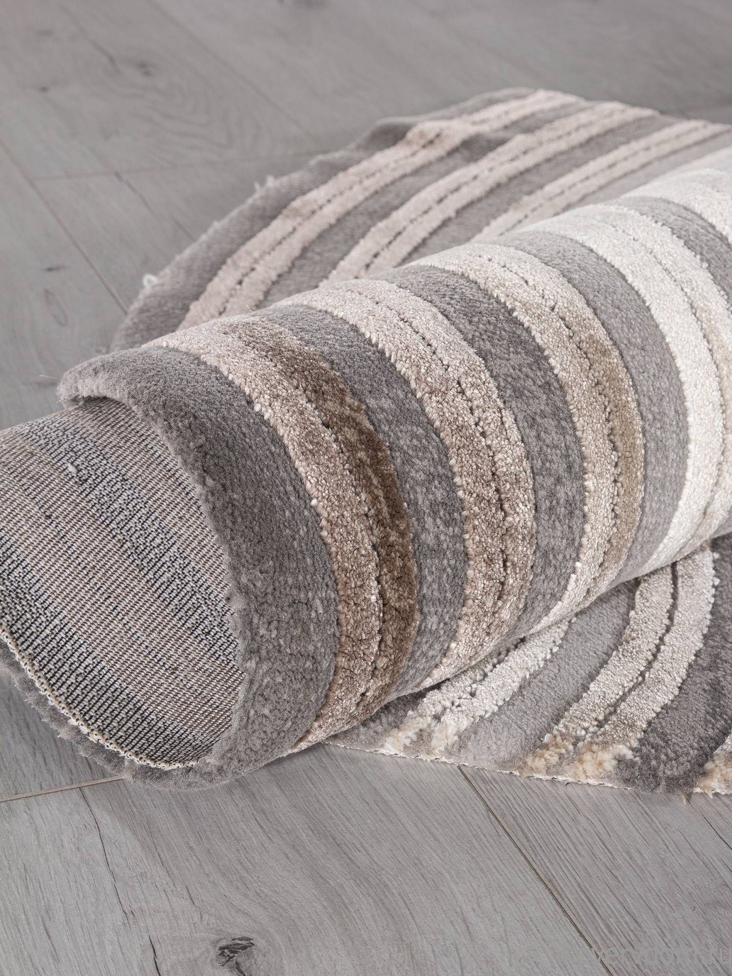 Ковер SAFIR 00835C GREY / BROWN Круг Ковер SAFIR 00835C GREY / BROWN Круг