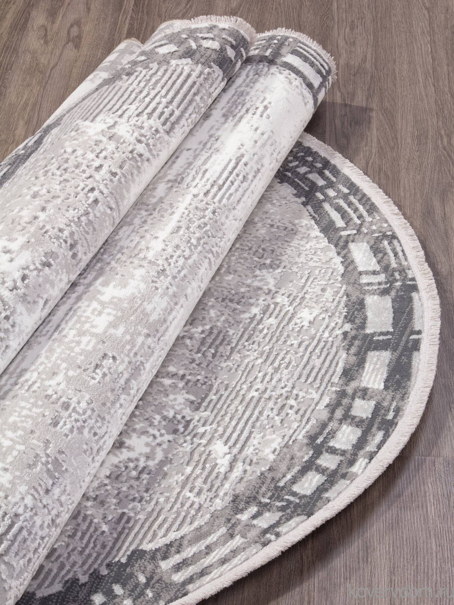 Ковер MODA 1436 ACIK GRI Овал Ковер MODA 1436 ACIK GRI Овал