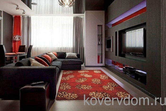Ковер ручной работы из шелка и шерсти Silk-Wool CHA 28 Rust Ковер ручной работы из шелка и шерсти Silk-Wool CHA 28 Rust