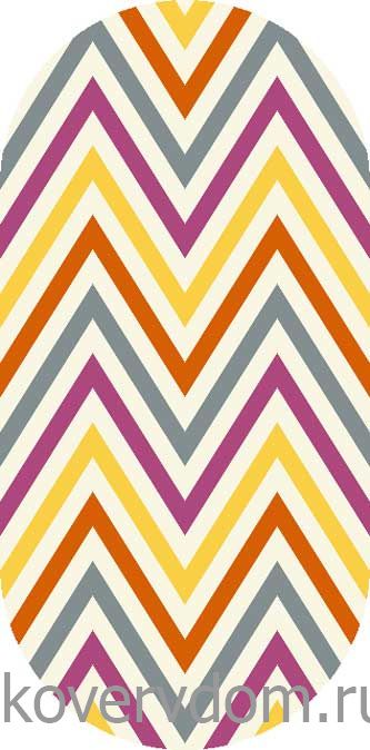 Ковер SUNRISE v830 CREAM-MULTICOLOR Овал Ковер SUNRISE v830 CREAM-MULTICOLOR Овал