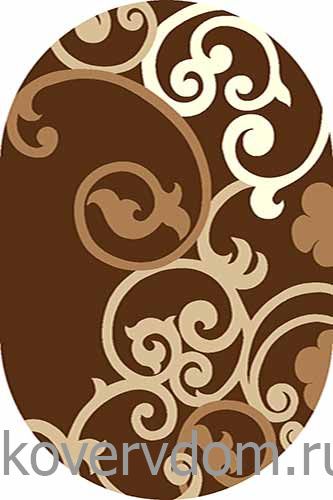 Ковер SUNRISE v805 BROWN Овал