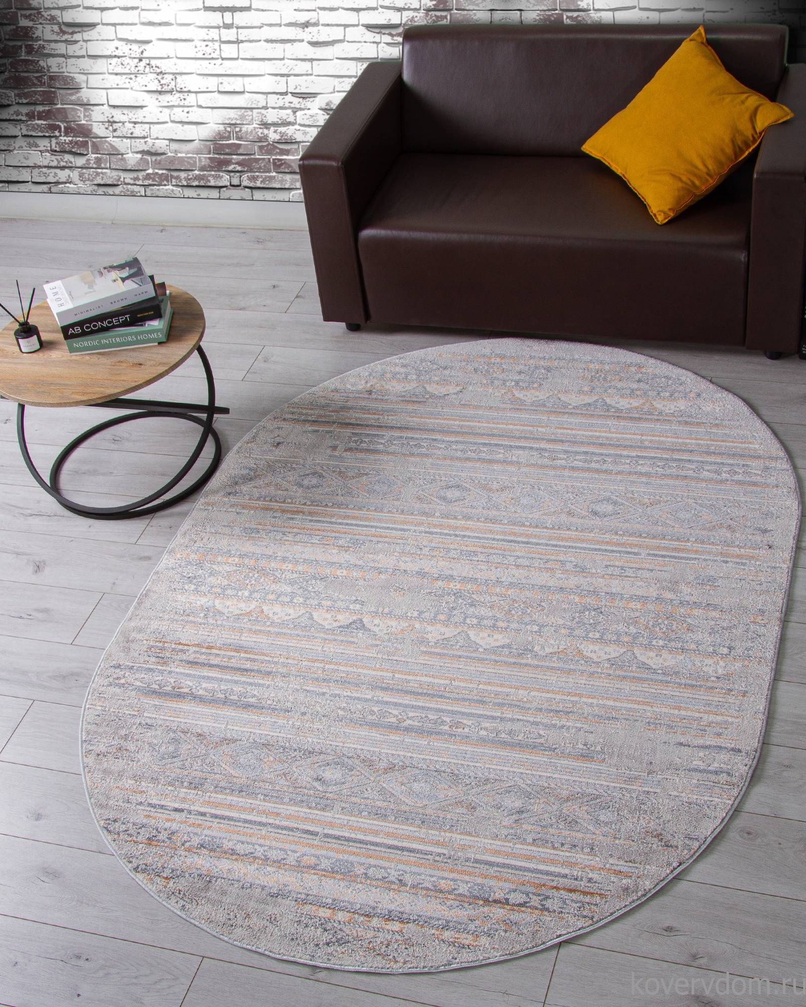 Ковер ZUMMA F260 ORANGE Овал