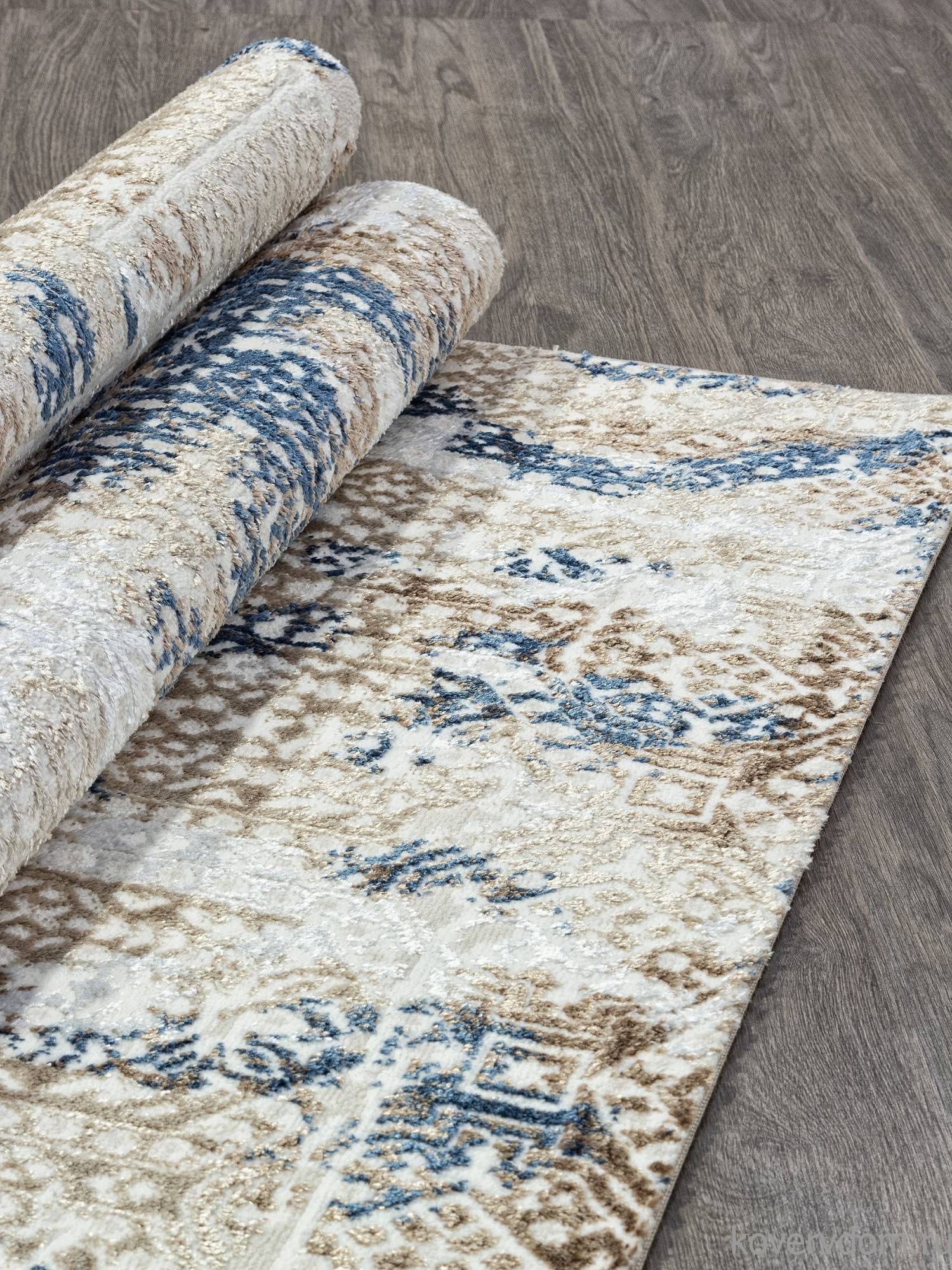 Ковер ANTEP O1699 630 CREAM / BLUE Ковер ANTEP O1699 630 CREAM / BLUE