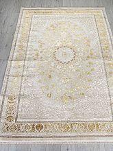 Однотонный ковер ZARINA A123B CREAM / GOLD FDY