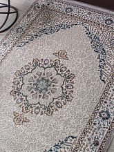 Круглый ковер HALIF F637 GREEN-BLUE