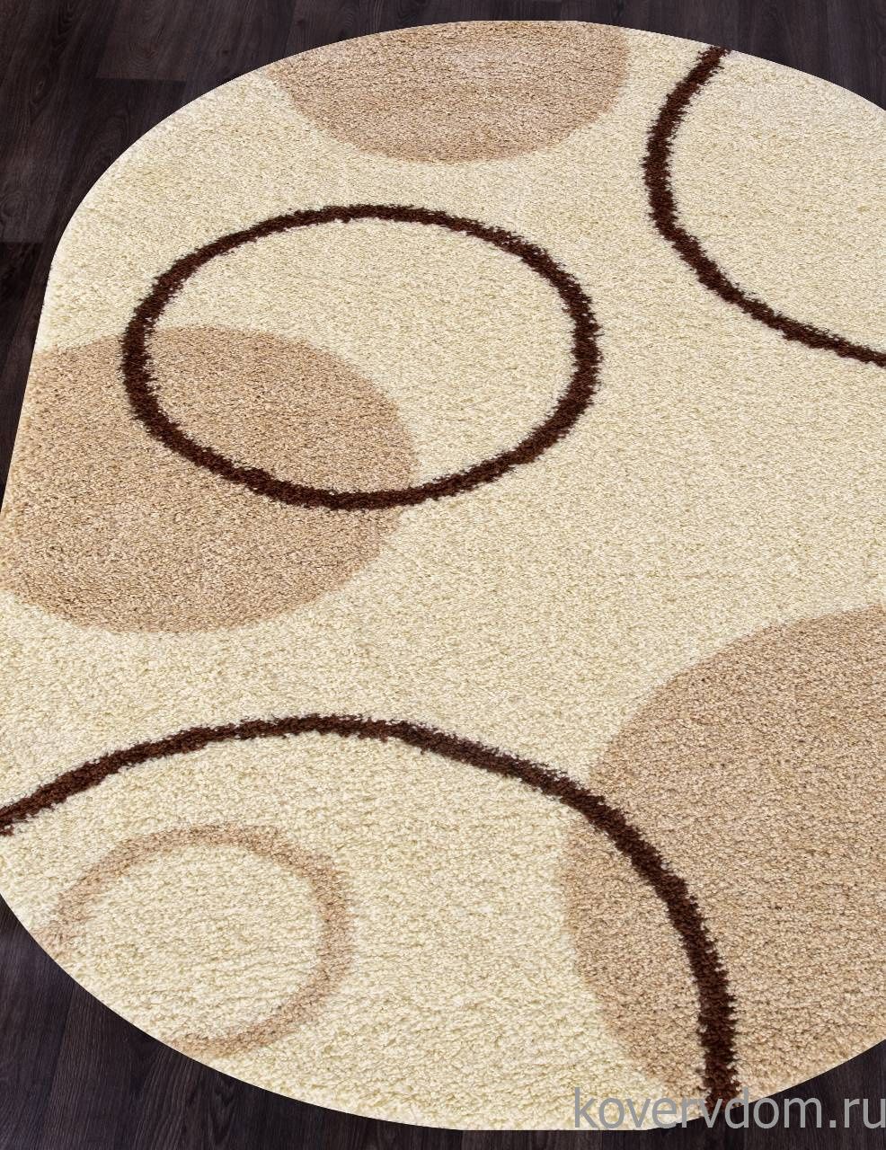 Ковер SHAGGY ULTRA s610 CREAM Овал Ковер SHAGGY ULTRA s610 CREAM Овал