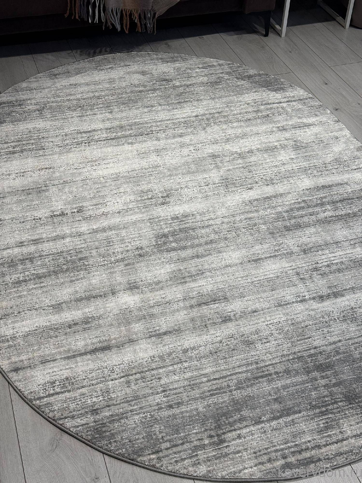 Ковер ARMINA 04077G GREY / GREY Овал