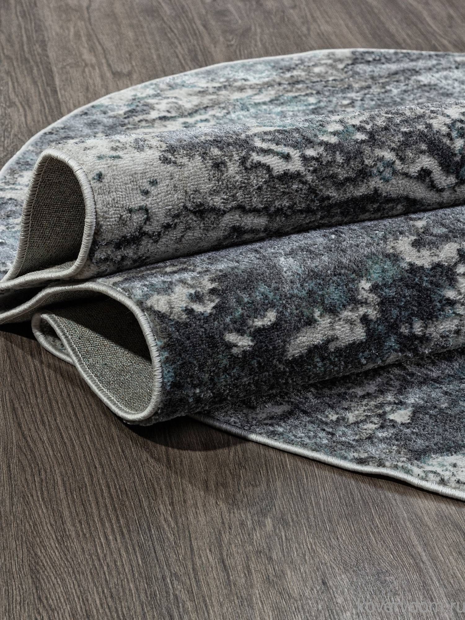 Ковер SAFARI 02463H BLUE / GREY Овал Ковер SAFARI 02463H BLUE / GREY Овал