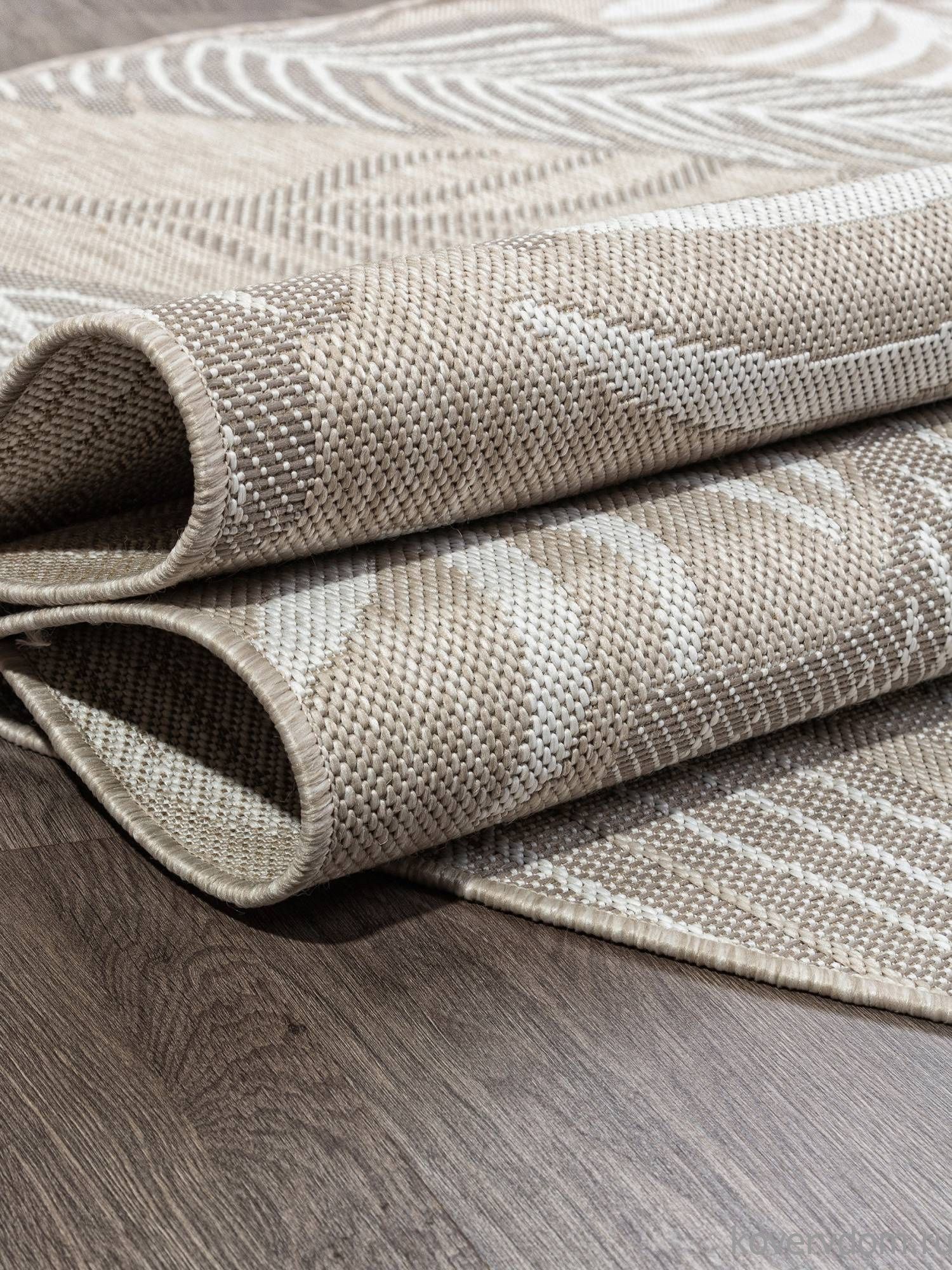 Ковер-циновка KAIR S132 BEIGE Овал