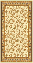 Ковер Турецкий кремовый с золотым рисунком OSCAR 0551 beige