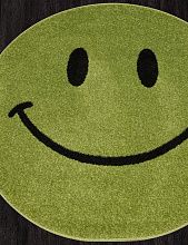 Круглый ковер в гостиную SMILE 2 NC19 GREEN Круг