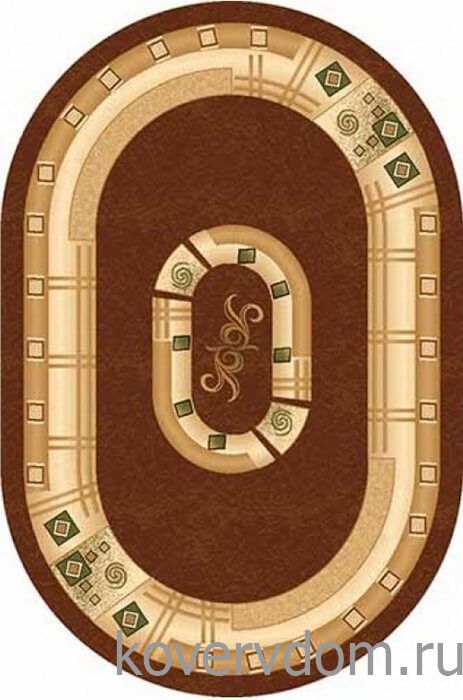 Ковер DA VINCI 5263 BROWN MР ОВАЛ