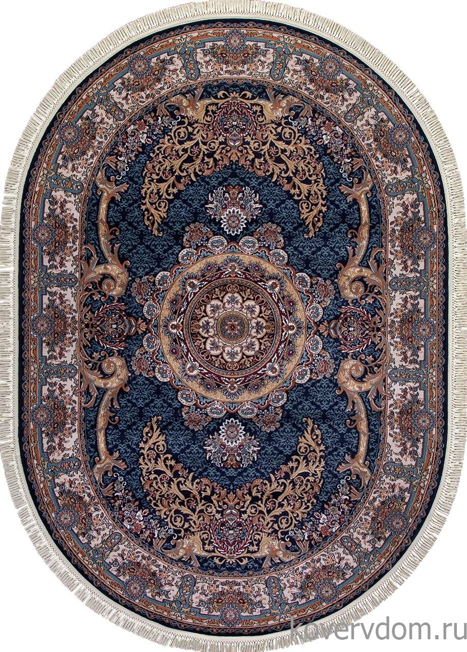 Ковер SHAHREZA D728 DARK NAVY Овал Ковер SHAHREZA D728 DARK NAVY Овал