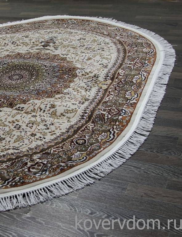 Ковер SHAHREZA d205 CREAM-BROWN Овал Ковер SHAHREZA d205 CREAM-BROWN Овал
