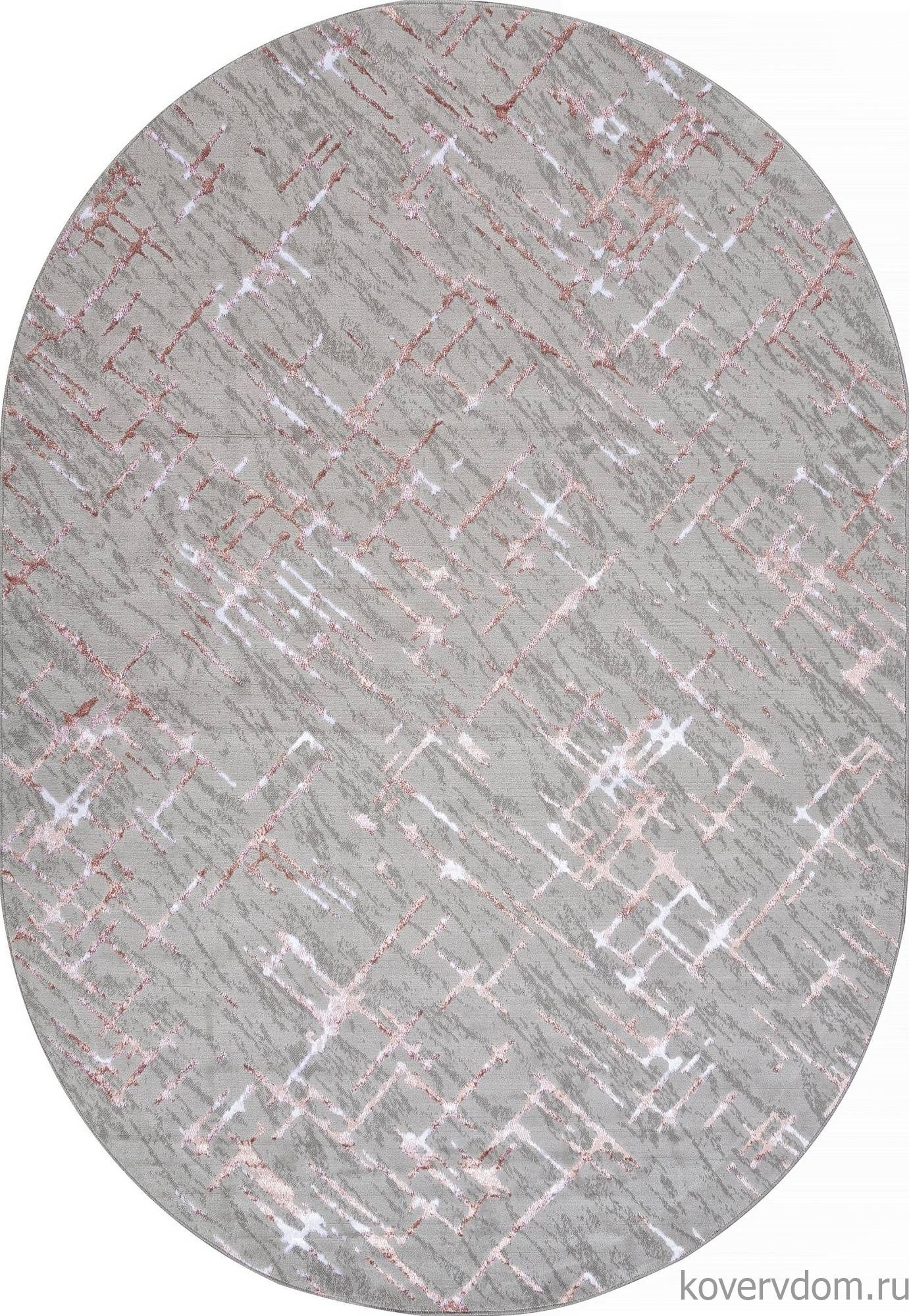 Ковер LIMAN F164 GRAY-PINK Овал Ковер LIMAN F164 GRAY-PINK Овал