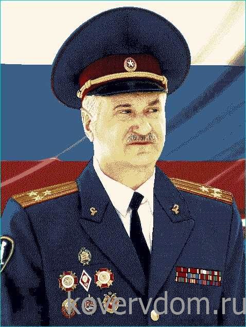 Ковер-портрет на юбилей