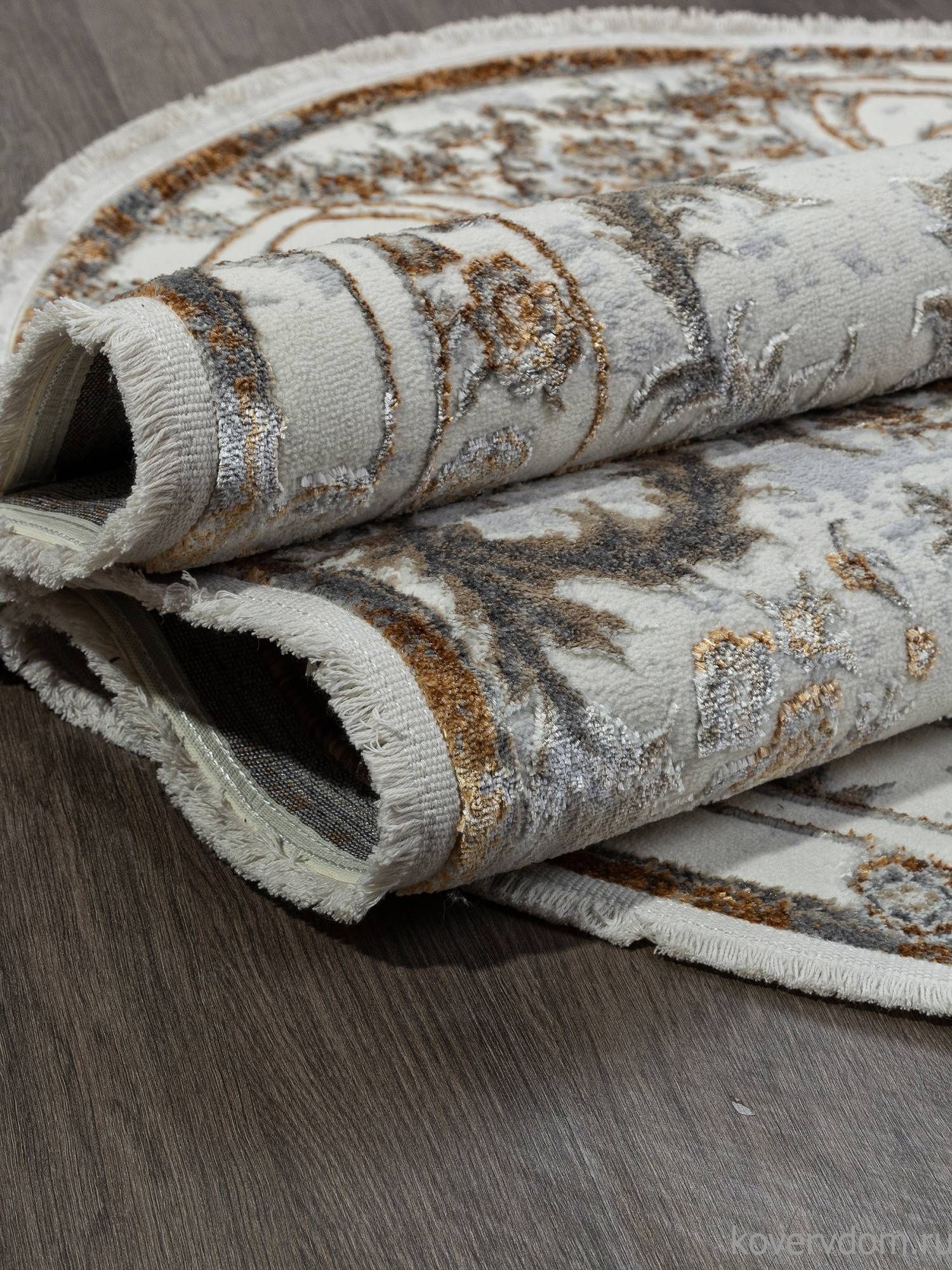 Ковер SAHARA 00765A GOLD FDY / CREAM HB Овал Ковер SAHARA 00765A GOLD FDY / CREAM HB Овал