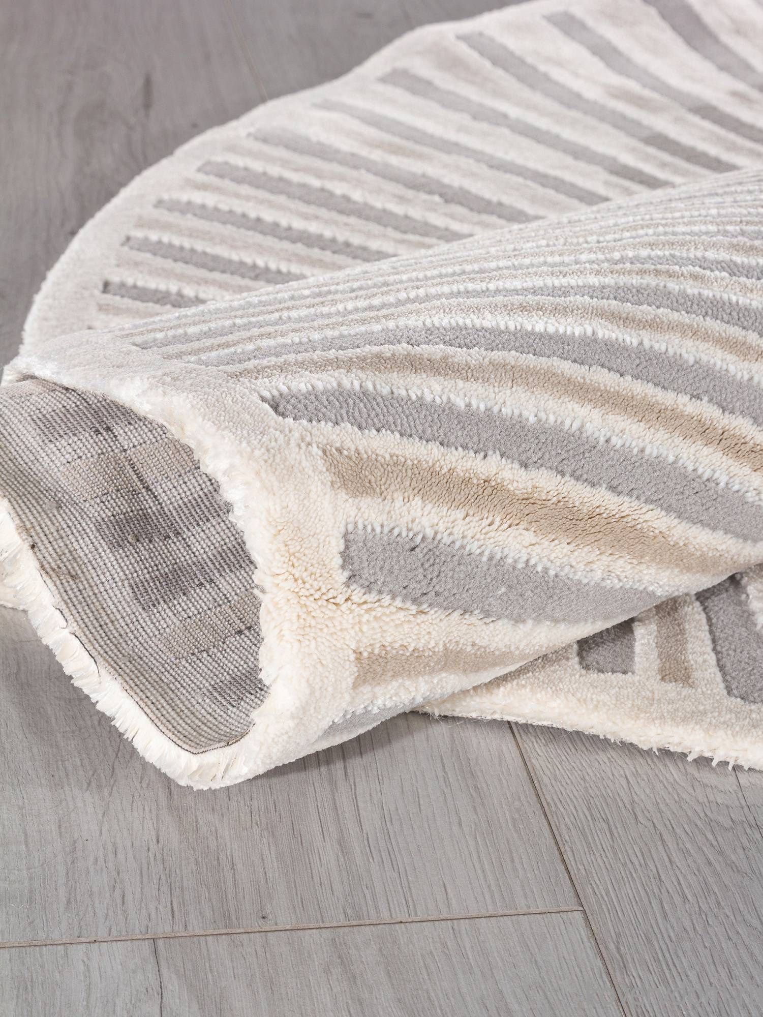 Ковер SAFIR 00837C GREY / BROWN Круг Ковер SAFIR 00837C GREY / BROWN Круг