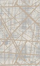 Пушистый овальный ковер NORD F478 W.BEIGE