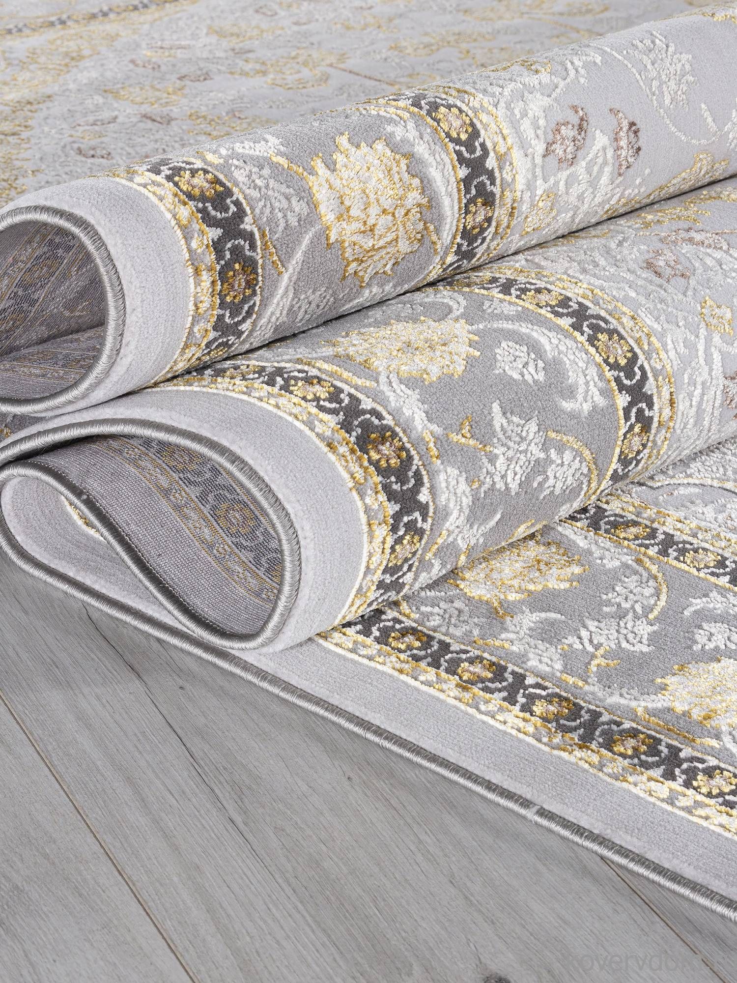 Ковер DELINA A051A LIGHT GREY SHRINK / DARK GREY SHRINK