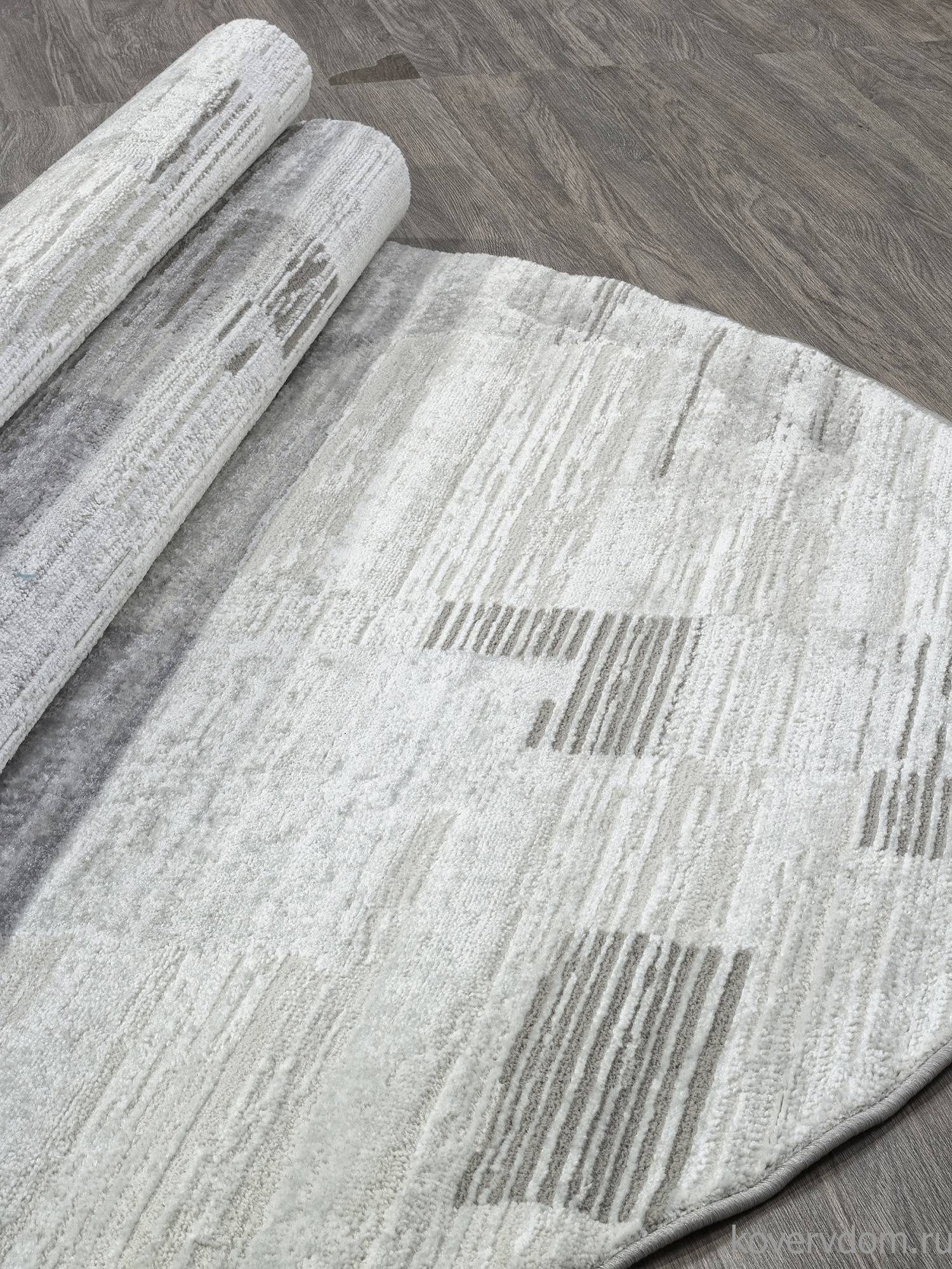 Ковер SIRIUS F190 CREAM-GRAY Овал Ковер SIRIUS F190 CREAM-GRAY Овал