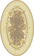 Рельефный ковер из вискозы VENEZIA 5095 193872 l  brown ОВАЛ