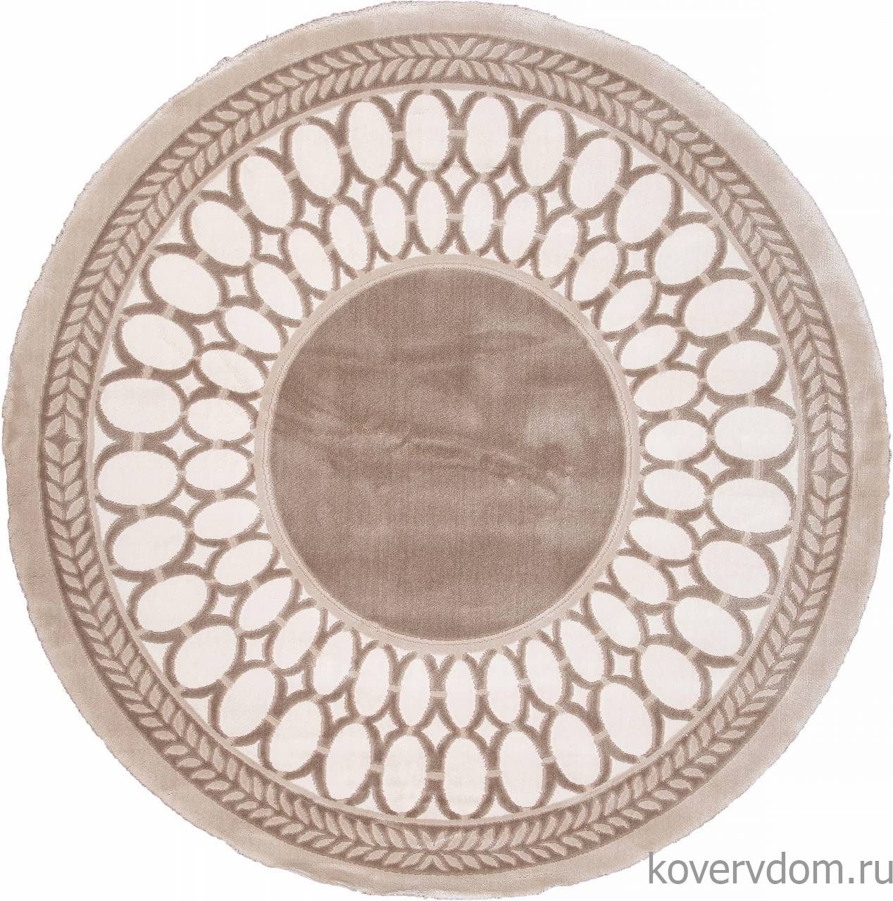 Ковер SAFIR 00842A BROWN / BROWN Круг Ковер SAFIR 00842A BROWN / BROWN Круг