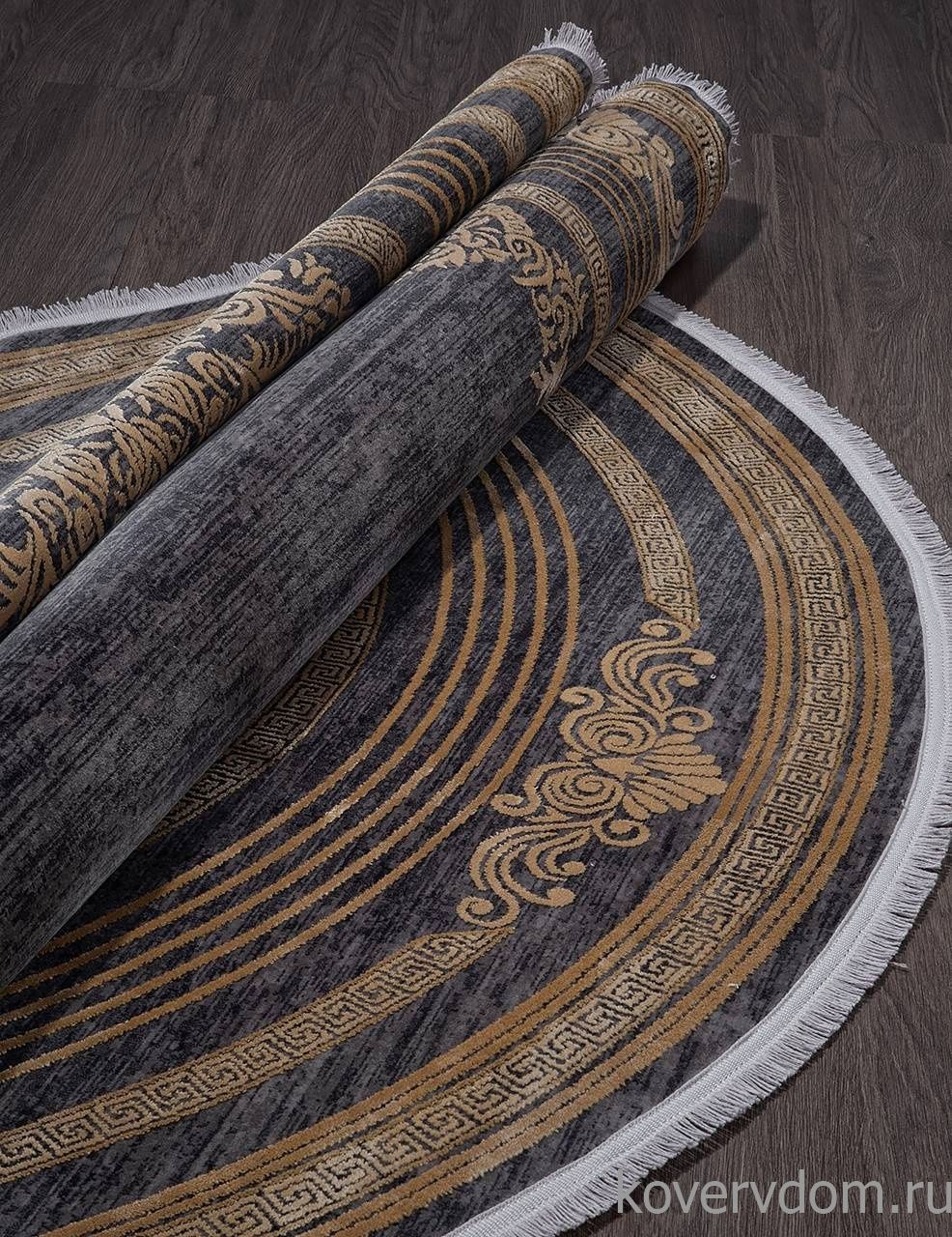 Ковер MILANO 21071Y D.GREY / L.YELLOW Круг