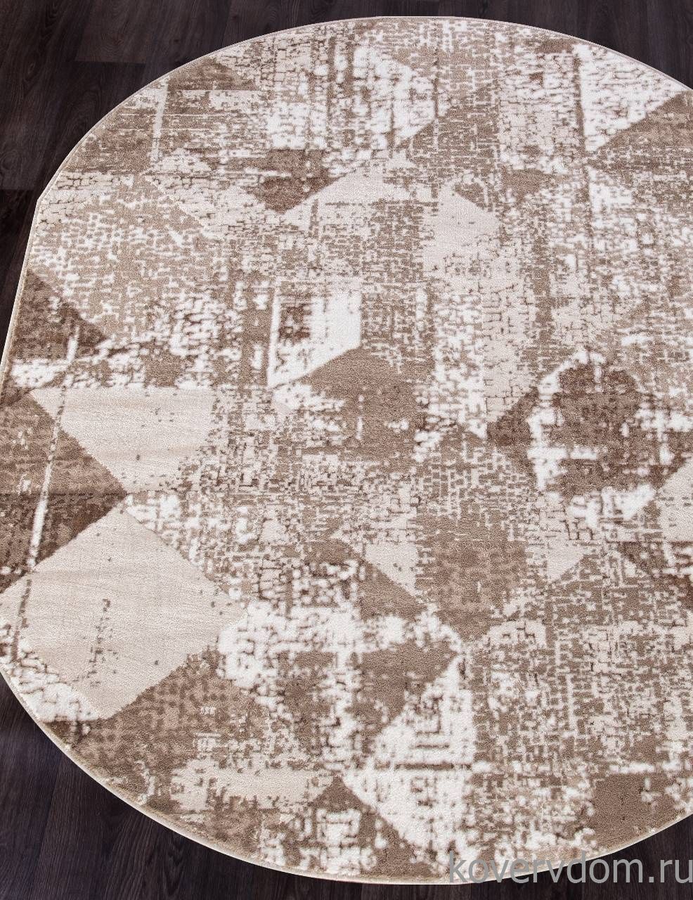 Ковер MARDAN 1237A VIZON SHRINK / BEIGE Овал