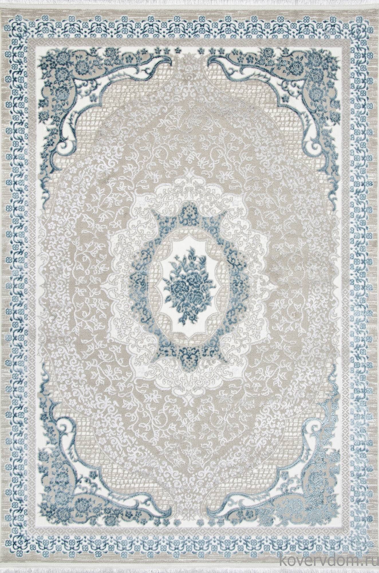 Ковер ALFANI Q010A BLUE FDY / CREAM SHRINK Ковер ALFANI Q010A BLUE FDY / CREAM SHRINK