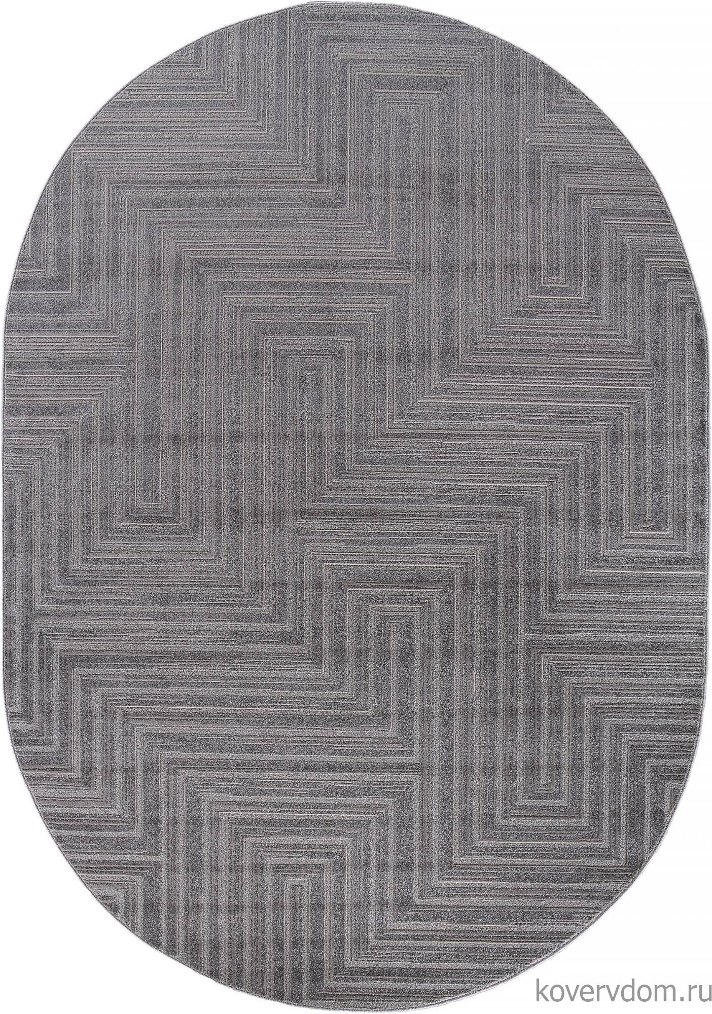 Ковер DIOS F412 LIGHT GRAY Овал Ковер DIOS F412 LIGHT GRAY Овал