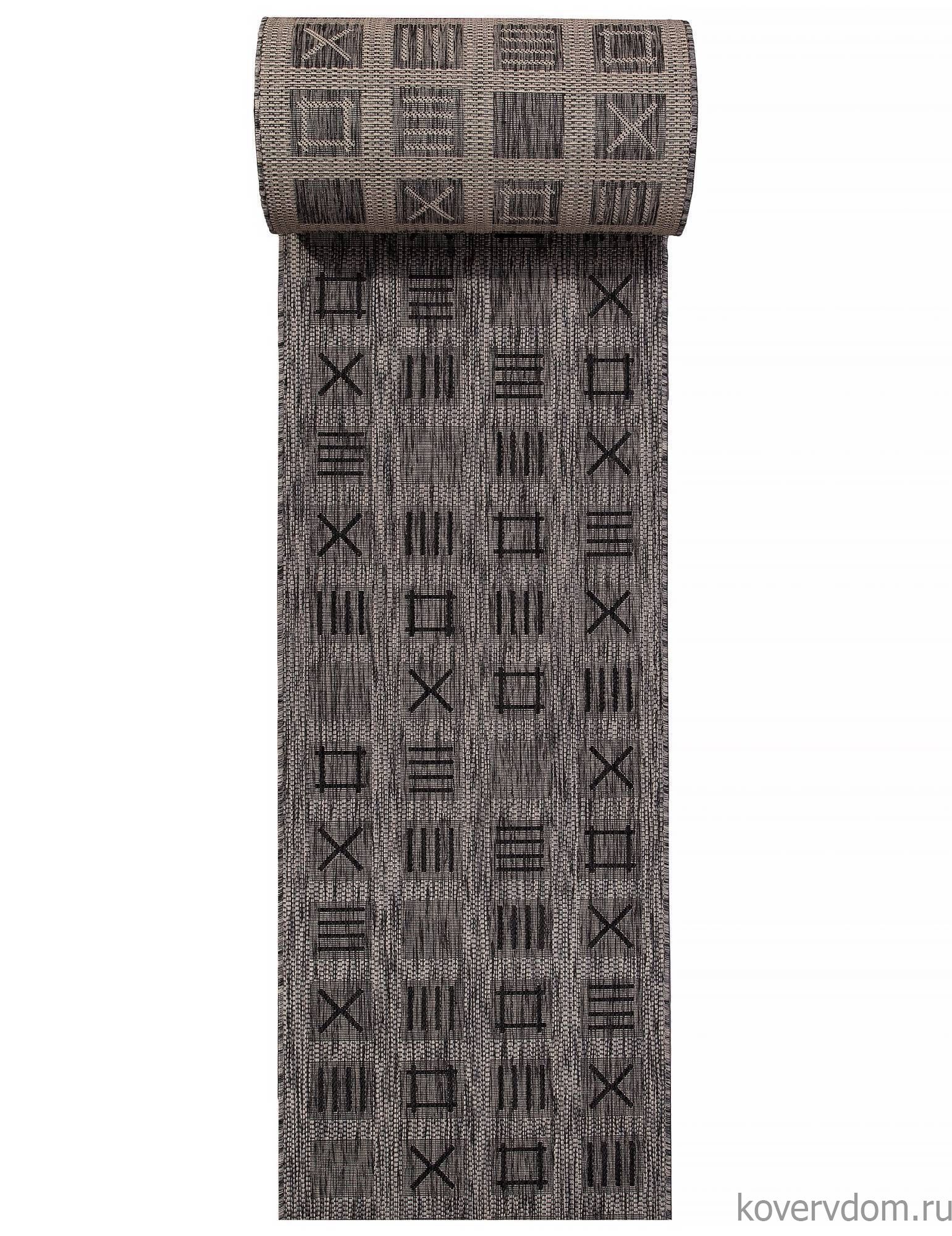 Ковровая дорожка VEGAS S003 D.GRAY-BLACK